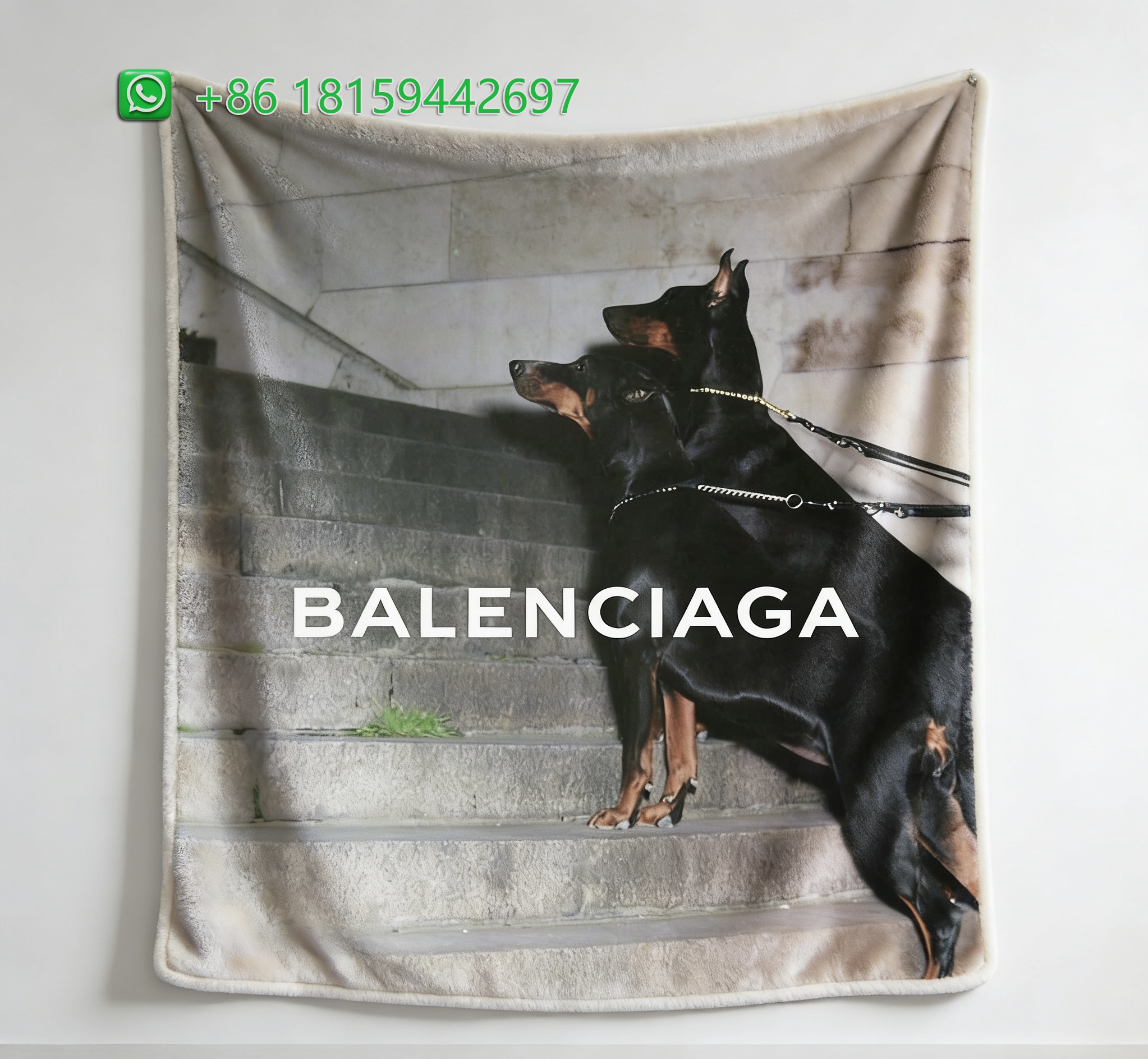 Balenciaga Throw Blankets